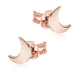 Crescent Moon Shaped Silver Ear Stud STS-5307